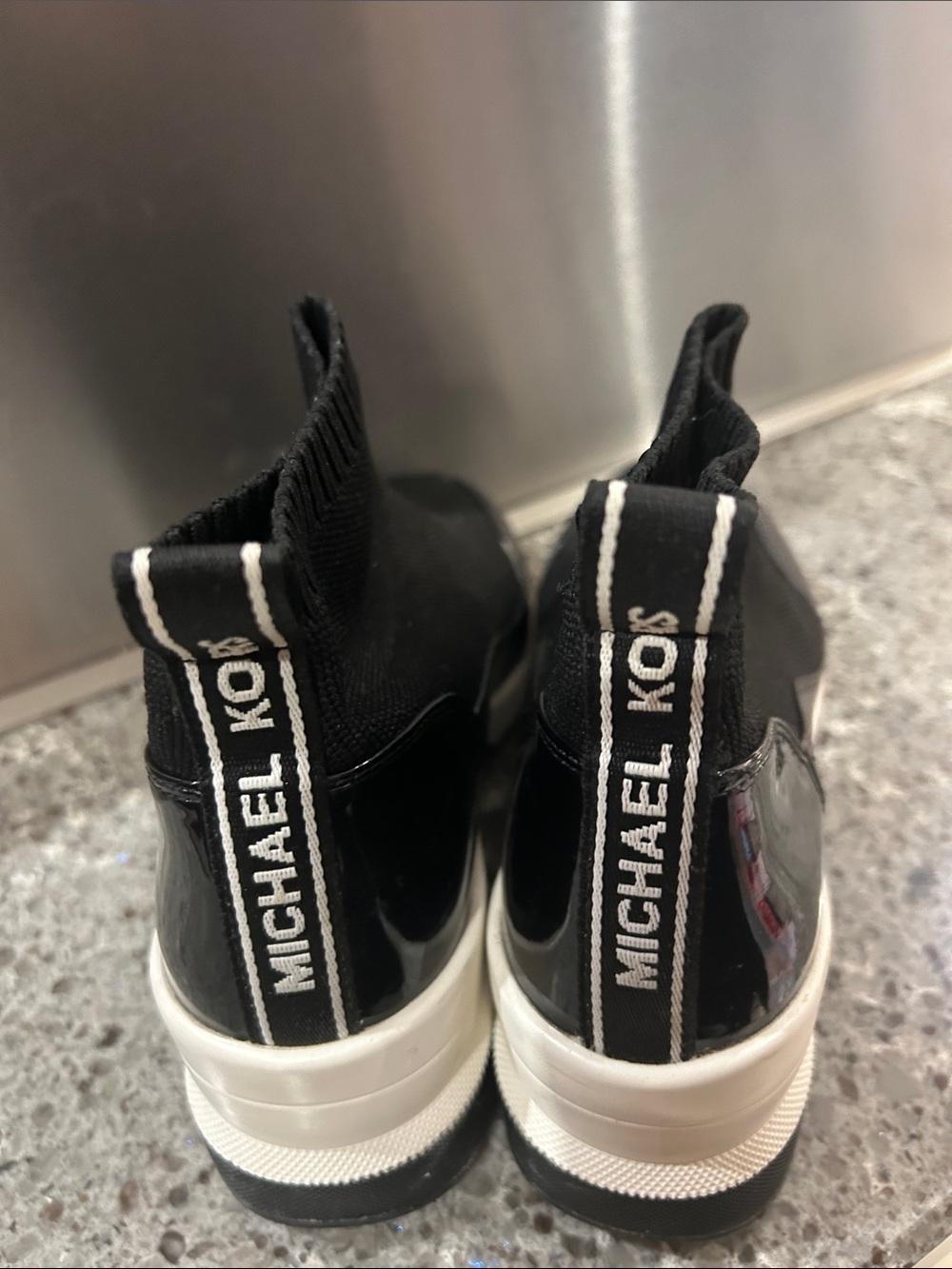 Michael Kors Skyler Wedge Sock Sneakers